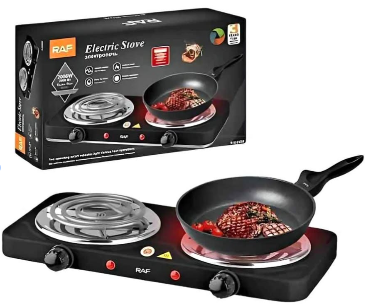 Anafe eléctrico 2 hornallas