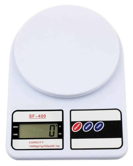 Balanza gramera hasta 10 kilos