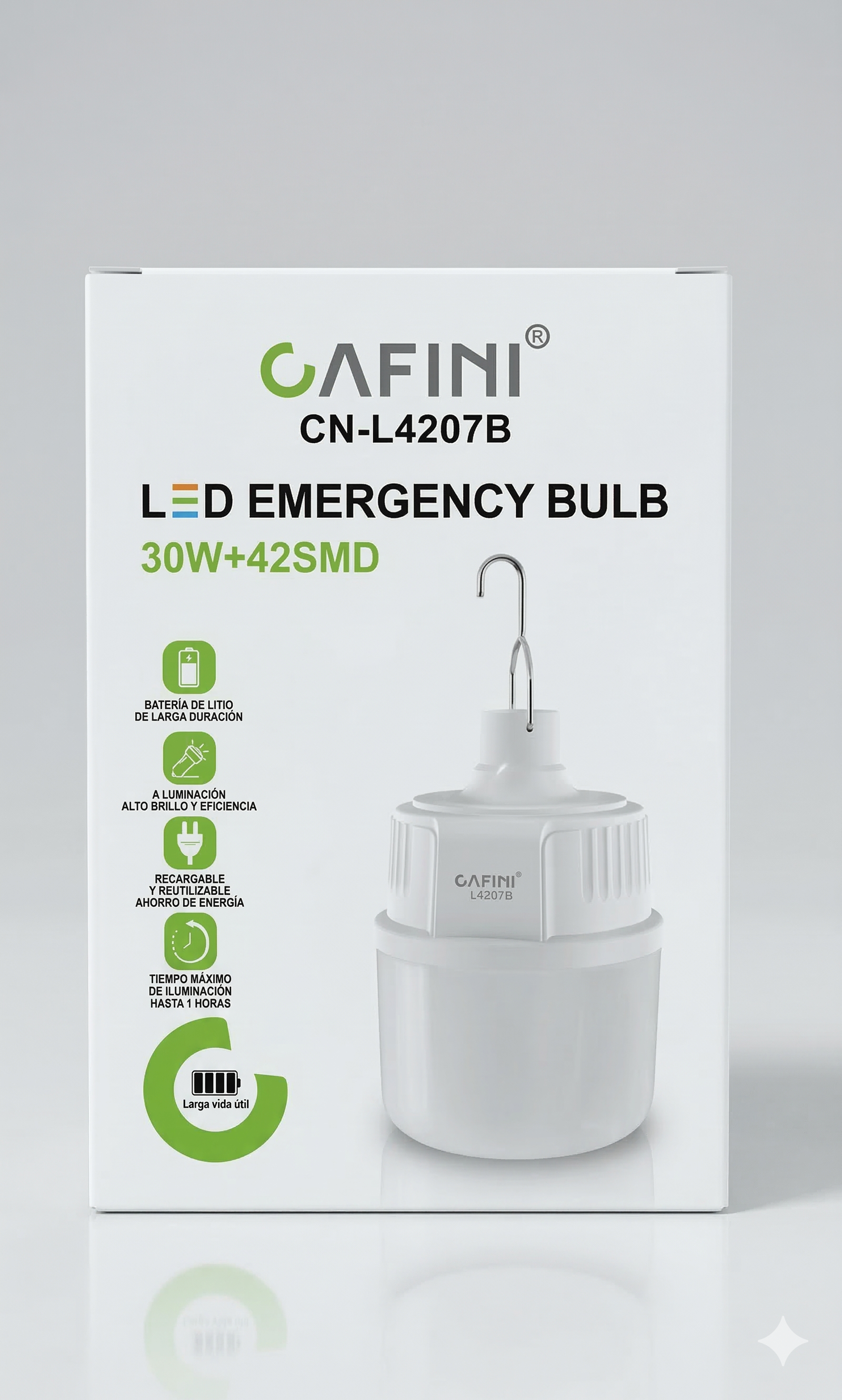 Foco de emergencia 30W Cafini