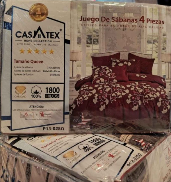 Sábanas Casatex Queen Size